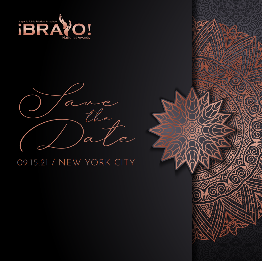 Save the date!! The most prestigious awards in Hispanic PR are back! Call-for-Entries and additional details to follow. Stay tuned... #pr #awards #bravoawards2021