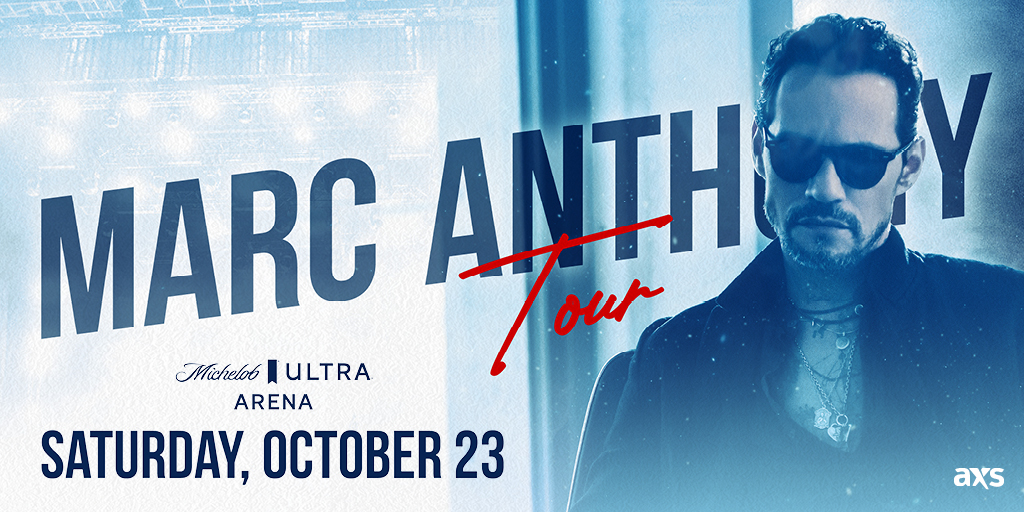 JUST ANNOUNCED: The Marc Anthony Tour is coming to Michelob ULTRA Arena! Tickets go on this Friday at 10AM: spr.ly/6013H47VN