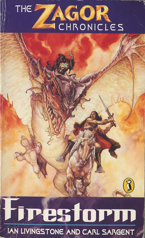 But Legend Of Zagor was not always a board game. It started as a fighting fantasy book series ghost-written by Carl Sargent. The boardgame uses much art from the book, Illustrated by Martin McKenna.