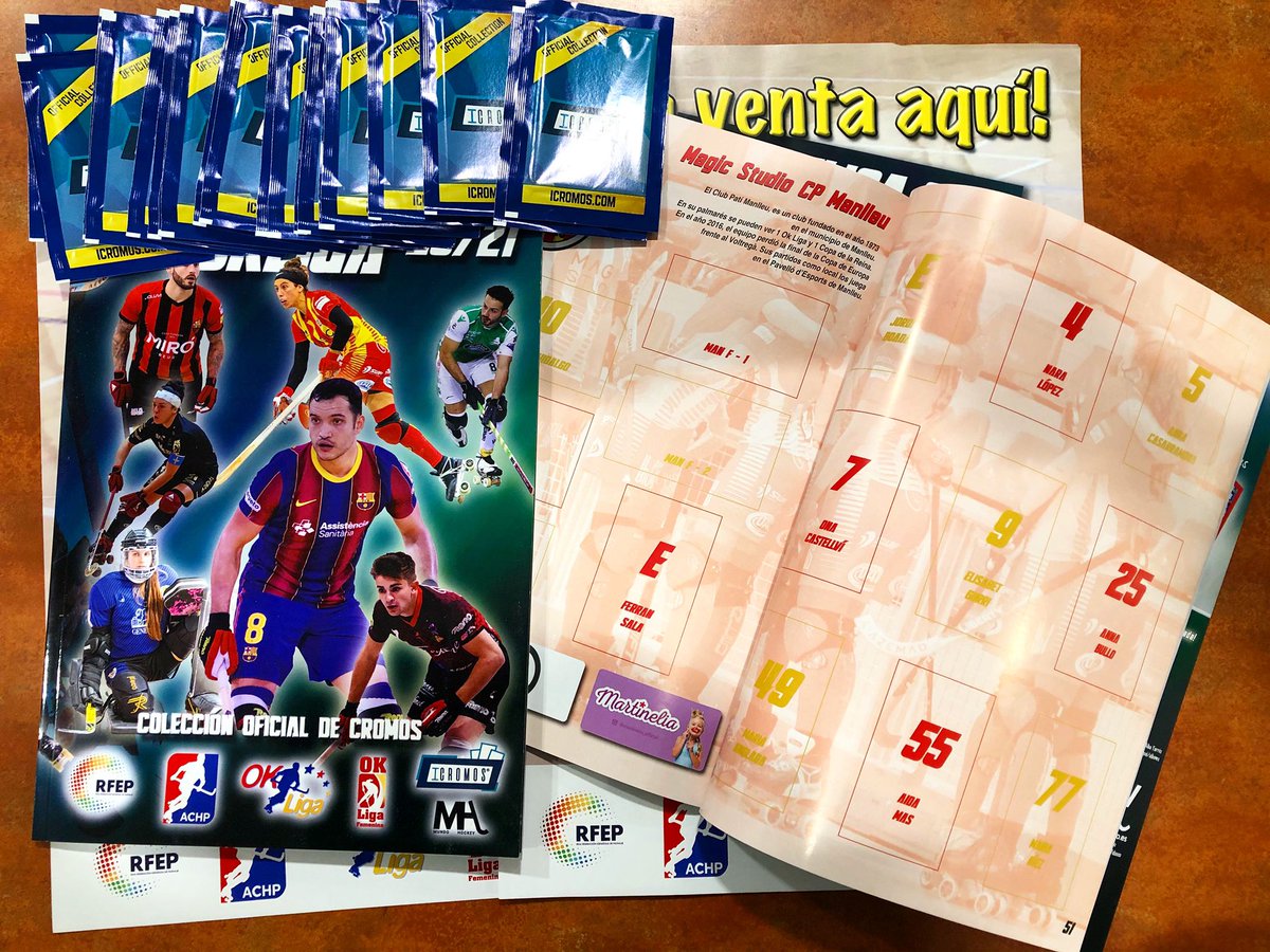 Comencem la setmana amb N O V E T A T S ! ! !

Disponibles els àlbums de la OK Lliga. 

#hockey #hoquei #rinkhockey