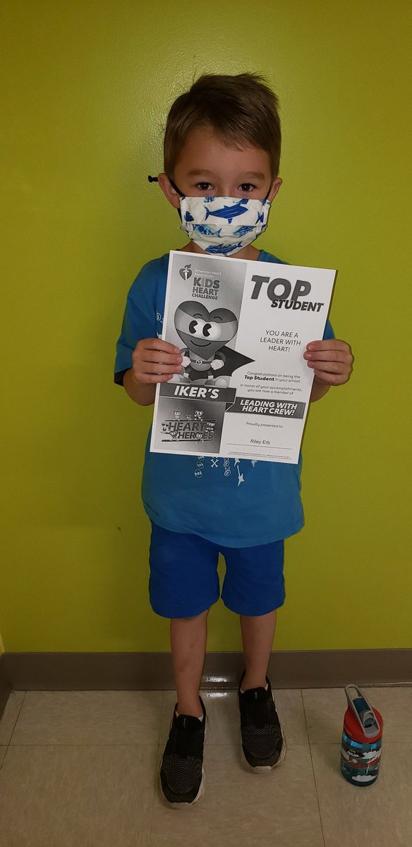 Congrats to Riley Erb of Mrs. Webster's class for raising the most money for the <a href="/KidsHeartChall/">Kids Heart Challenge</a> at <a href="/RolesvilleES/">Rolesville ES</a> !!