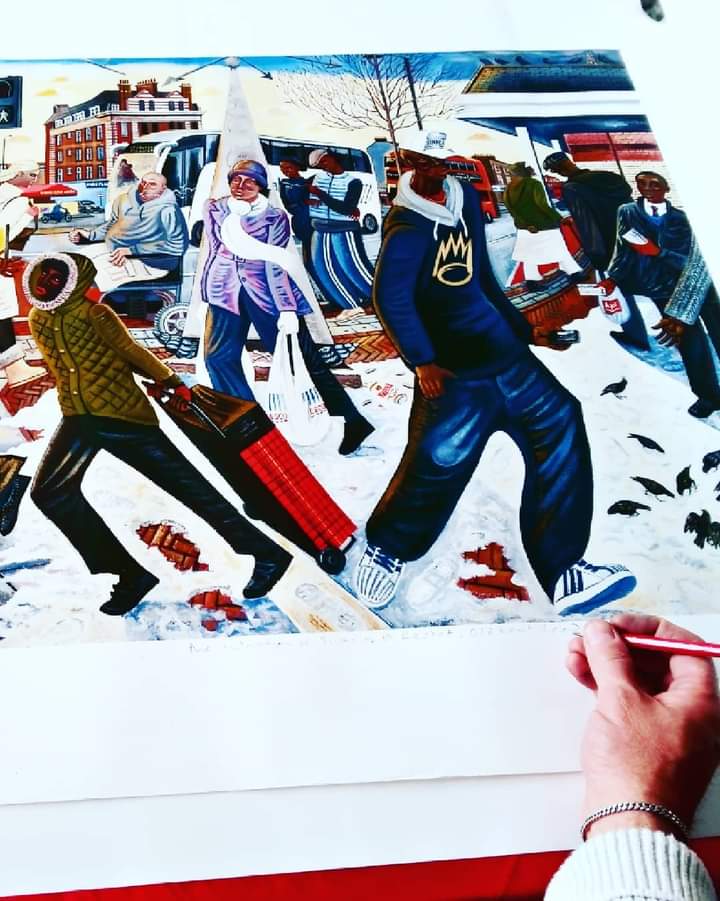 edgrayart's tweet photo. Signing new limited edition prints of Liverpool Grove Walworth London #se17 and Adoration of Thomas A Becket on the Old Kent Road #se16
https://t.co/LE0OhssODL
#art #limitededitionprints #citylife #londonart #paintingsoflondon #streetsketches #streetlife #painting #cities #Ldn https://t.co/Rn9MfCVC3b