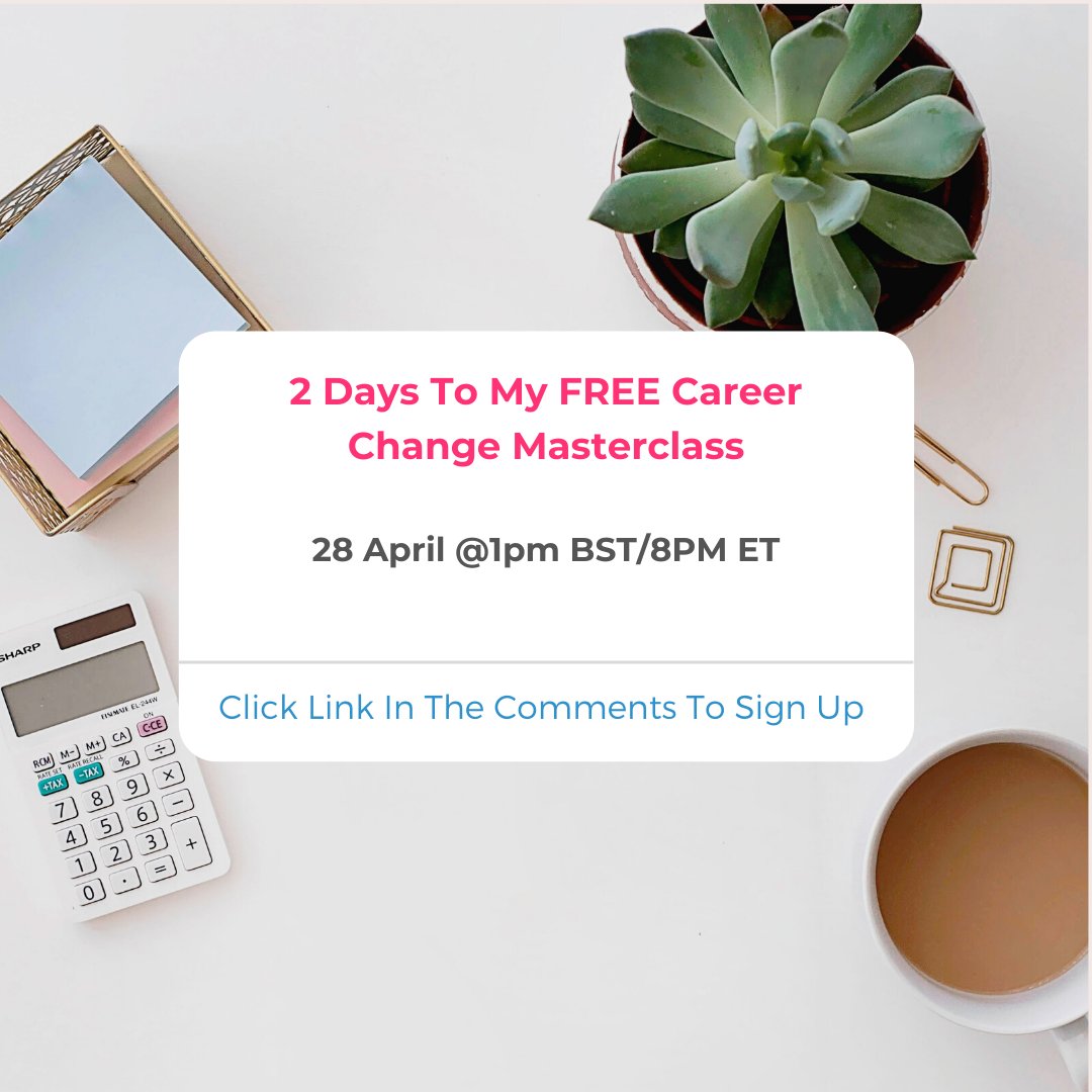 Have you signed up for my free masterclass? See you on there. Simply click on the link in the comments to sign up