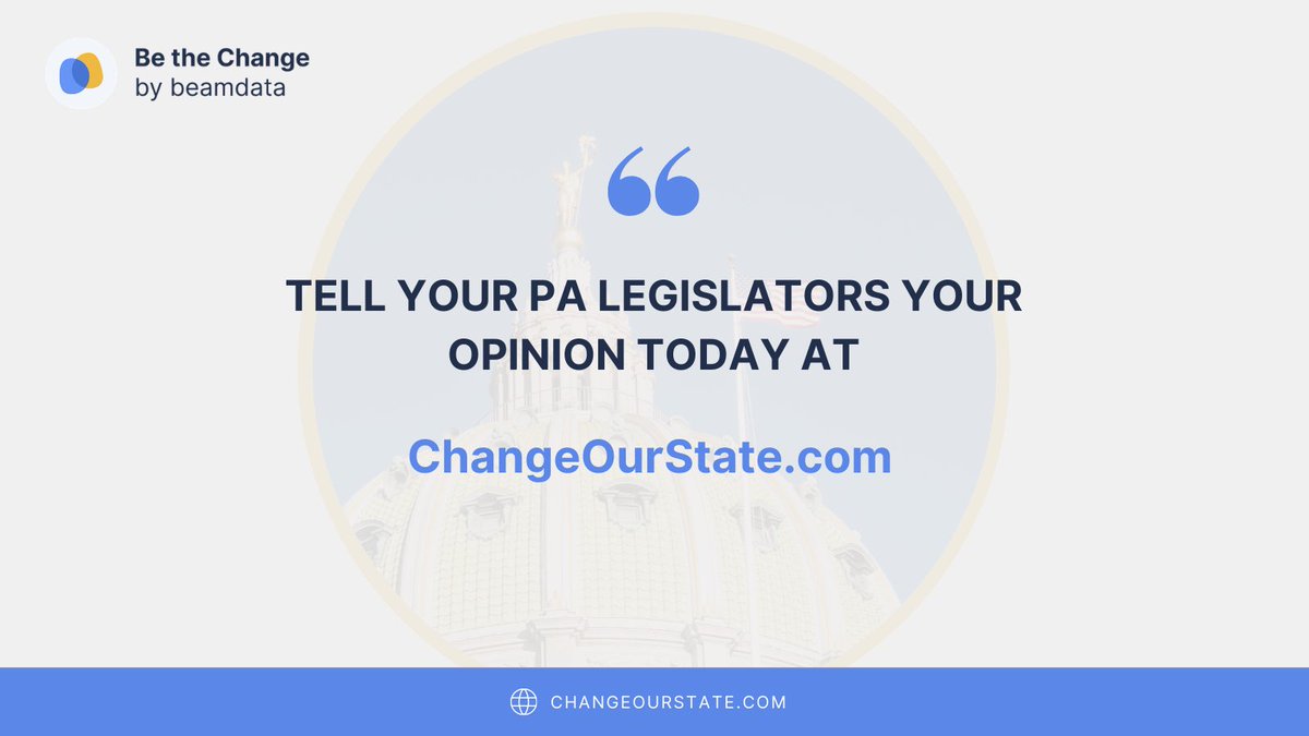 beamdata's tweet image. Spotlight on SB 395 prime sponsored by @SenJudySchwank. SB 395 is a part of a package of legislation (SB 394 and SB 391) that aims to improve relations between communities and their police forces. Read the snapshot and head to ChangeOurState.com to share input!