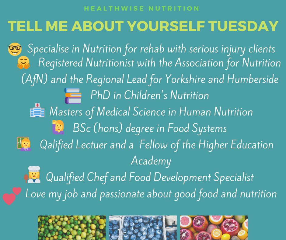 When asked about my job, I always start by saying: 
'I feel lucky that I've always known what I wanted to do.'
A full career in food and nutrition (24yrs 😱). 
16 years as a Registered Nutritionist (RNutr) - such a privilege🤓🙏 
#nutritionisascience #SeriousInjury #brain #tbi