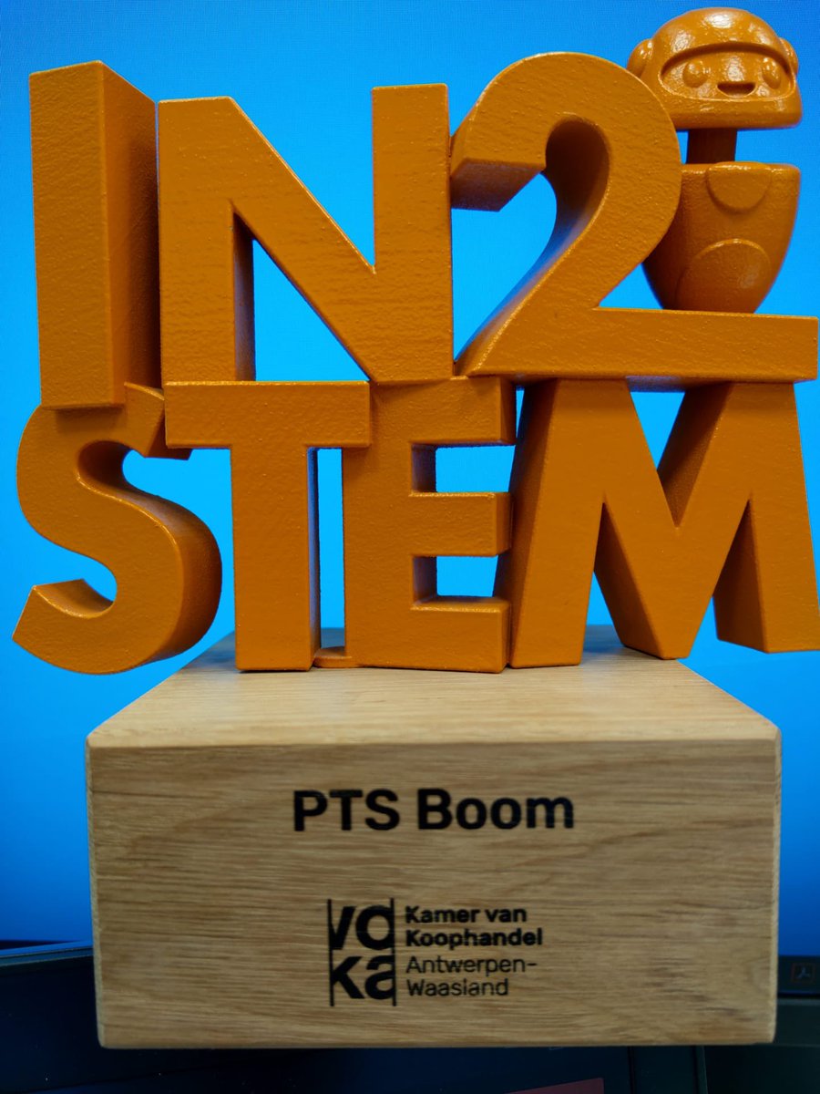 Vandaag mocht <a href="/PtsBoom/">PTS Boom</a> de prestigieuze STEM-award in ontvangst mogen nemen van <a href="/kvkaw/">Voka - Antwerpen-Waasland</a> en is voortaan de trotse bezitter van het Europees <a href="/STEM_Label/">STEM School Label</a> @POV_onderwijs <a href="/prov_antwerpen/">Provincie Antwerpen</a> 

#STEM
#stemschoollabel
