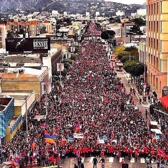 AYF mobilizes the Armenian community — record setting protests in the heart of Los Angeles with almost 200,000 protesters...not once but twice