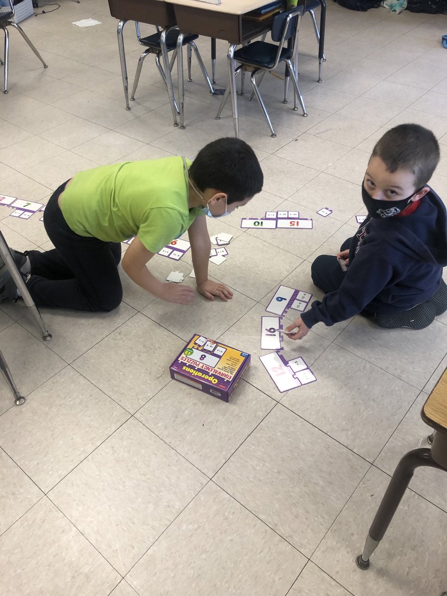 Math centers.  Woo hoo.  We can measure to the nearest inch !