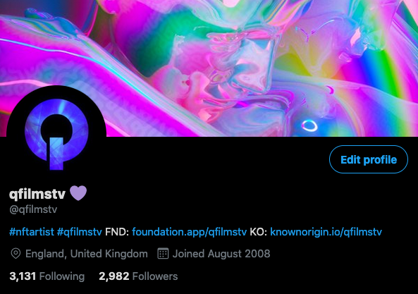 qfilmstv's tweet image. 😳😳😳 2982k Followers!

Can we make it to 3K tonight? 😍 #helprequired

#qfilmstv #NFTCommunity #NFTartist