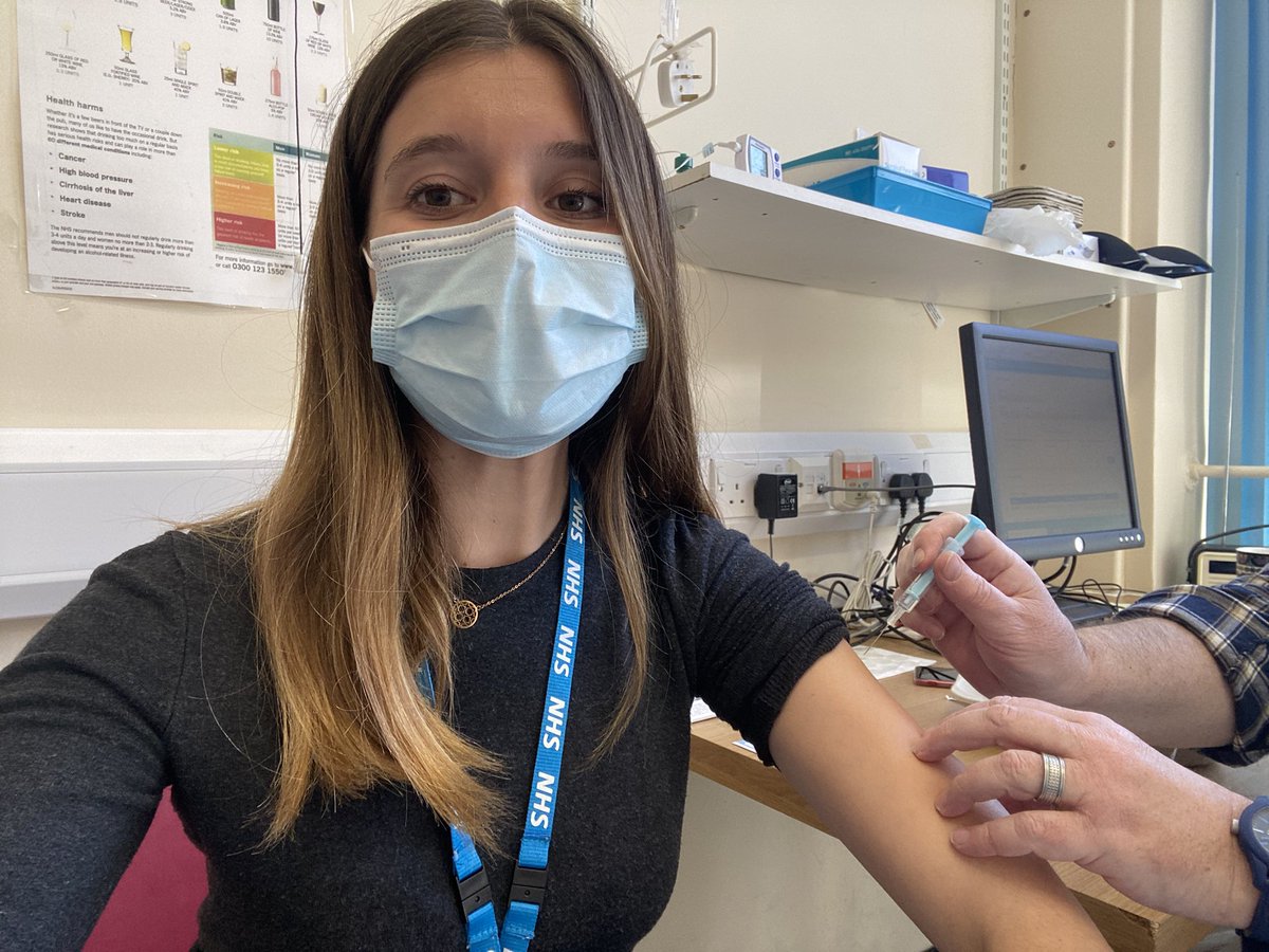 Second #CovidVaccine done! One step closer to returning to normality 🥳 #TeamBEH