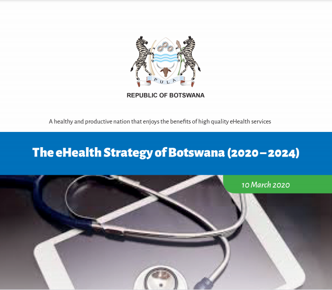 helinanet's tweet photo. Botswana launches eHealth Strategy(2020-2024):
A healthy and productive nation that enjoys the benefits of high quality eHealth services @HITRAININFO @UgHIAorg @kehia_kenya @mUzimamobile @MakerereCHS @MinofHealthUG 
https://t.co/r09DLmirXl https://t.co/TsOldVerwG