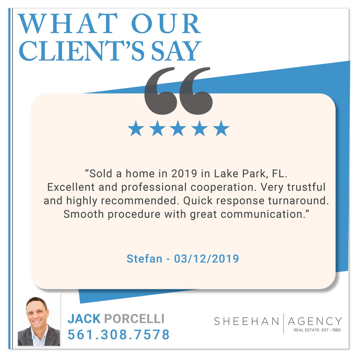 Thank you Stefan! 🙌 
.
.
.
#testimonials #testimonials #testimonialtuesday
#whatourclientssay #review #reviews #testimonials #greatreviews
#realestatereviews #realestate #realestateagent #realtors 
#realestatelife #realestatenews #realestateexpert 
#thesheehanagency #fivestars