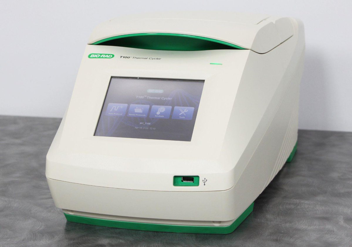 できました BioRad T100 Thermal Cycler のセットで