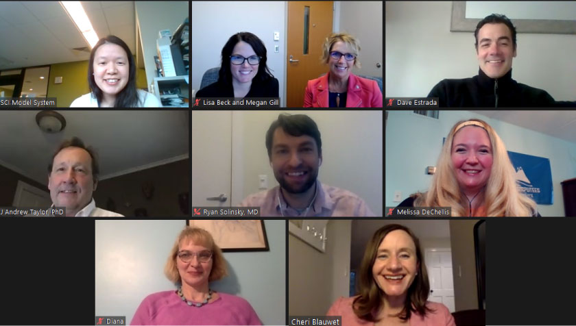 SpauldingSCIMS's tweet image. Thank you to Lisa Beck &amp;amp; Megan Gill from the @MayoClinicPMR @MayoClinic @MayoPMRRes for a wonderful lecture on spinal stimulation! To view the recording of the @SpauldingSCIMS @SpauldingRehab @GaylordHealth  presentation, please click here: bit.ly/3gC7xnL

#sciresearch