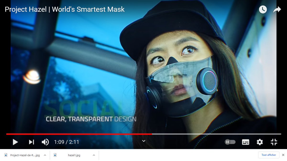CtreRevolution's tweet image. #ProjectHazel, c&apos;est le masque intelligent &quot;sûr,sociable,écolo&quot;de la marque Razer.Le masque jetable c&apos;était pour vous préparer à accepter de porter ce genre de prothèses sur le visage.Avec le #covid19,c&apos;est aussi le #transhumanisme qu&apos;on veut nous vendre: 
lilianeheldkhawam.com/2021/01/28/le-…