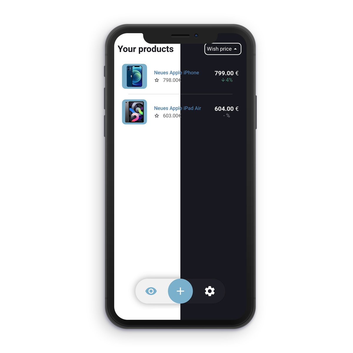 DreamindLab's tweet image. 💵PriceNotify Update 3.0💵
• New Design 🎨
• Better Price-History 📈
• Dark Mode 🌙