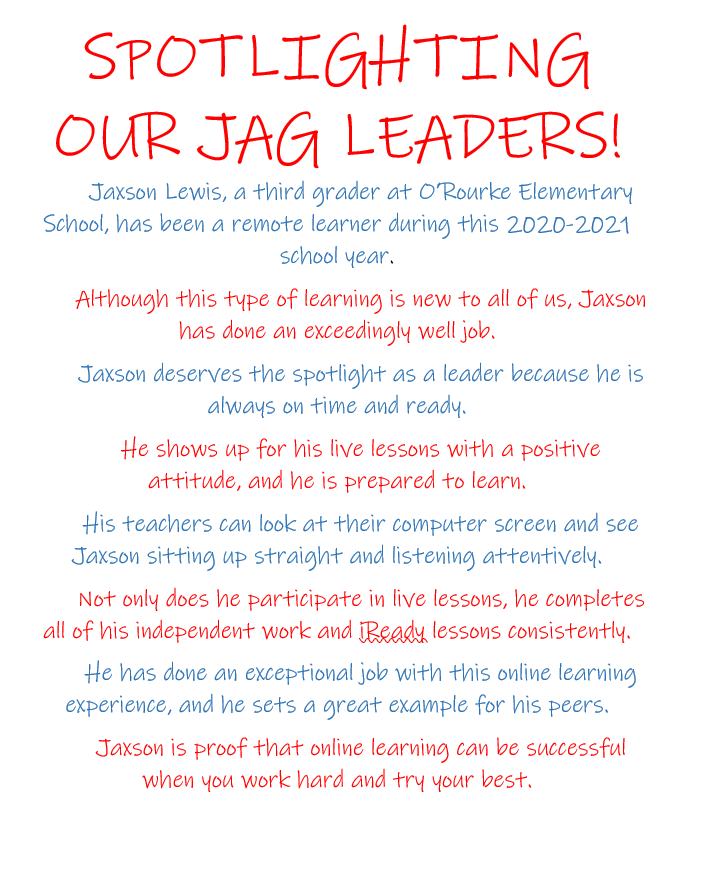 SPOTLIGHTING OUR LEADERS!