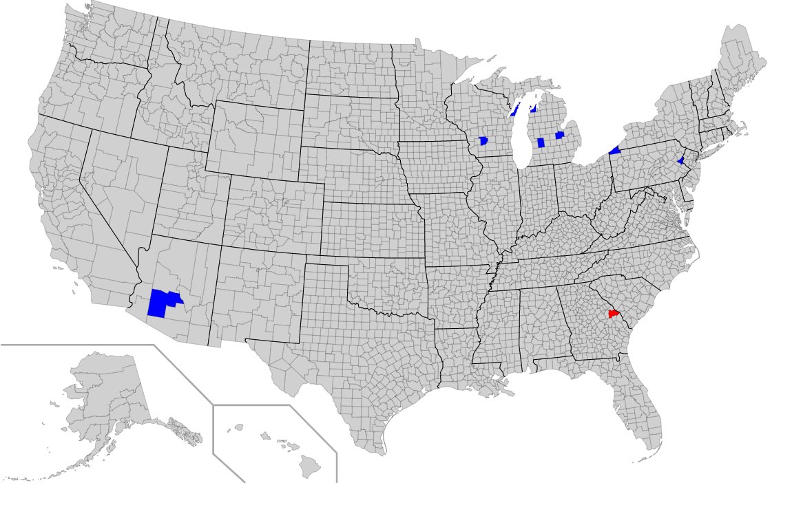 Trying to clean up the mess made by Trump's lies is a tough job, but somebody's gotta do it. It's like cleaning up poo flung around at the zoo which is now stuck to a bunch of surfaces. Let's talk election again. This time, let's look at the counties that flipped. In detail.