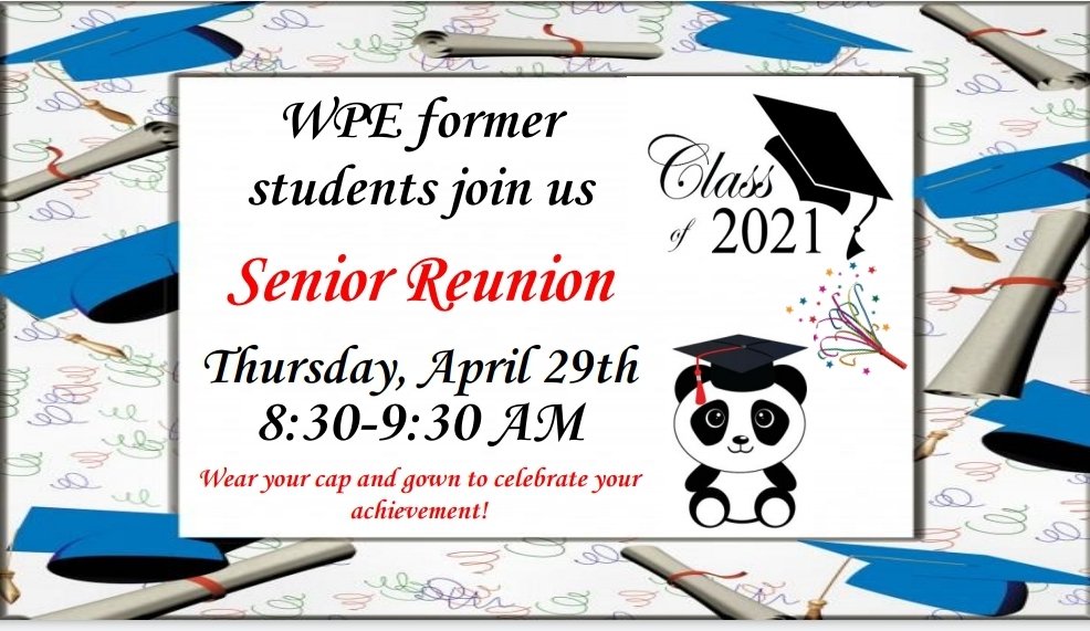 MrsMarez_PK's tweet photo. "There are far better things ahead than any we leave behind" - C.S. Lewis. @HumbleISD_WPE is so extremely proud of all the @HumbleISD Srs that had their start on our amazing campus! Can't wait to see you all Thursday! Always #PandaProud https://t.co/xDDdehMK63