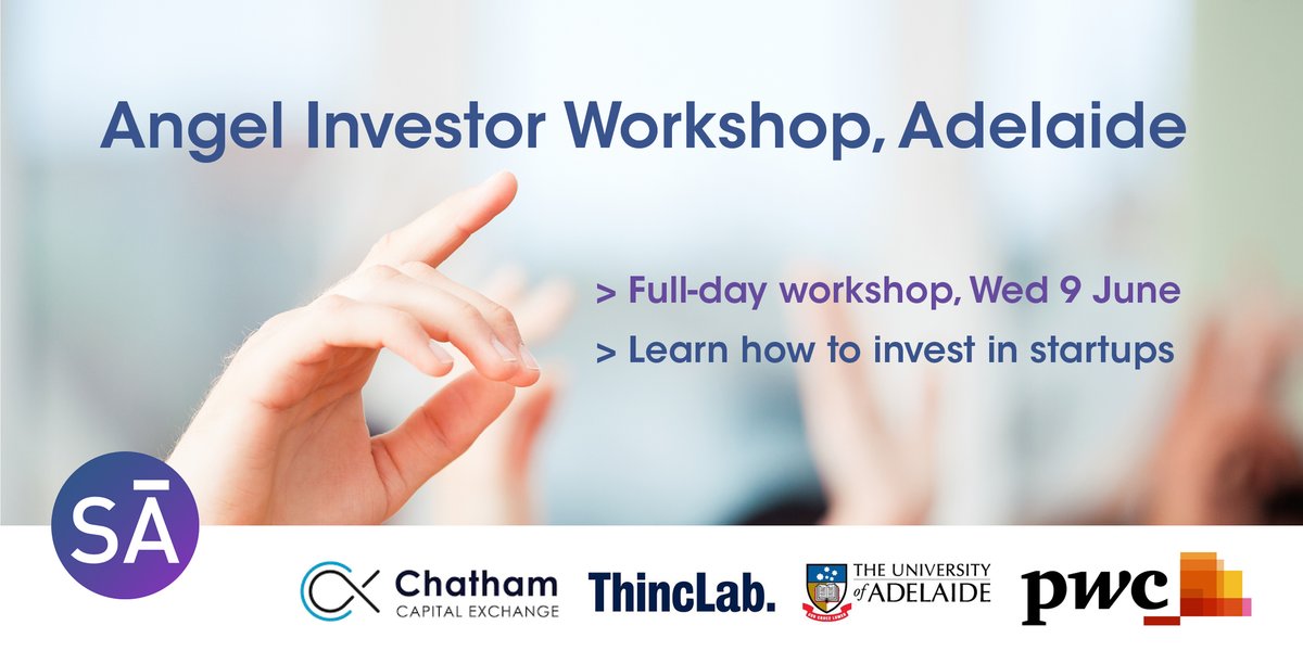 SthnAngels's tweet photo. Join our full-day workshop to learn the tools and techniques required to assess early stage startup investments. This is a unique learning opportunity if you are interested in becoming an angel investor. Book at:  https://t.co/Sx2xUIXOHq https://t.co/PQnSalzhH9