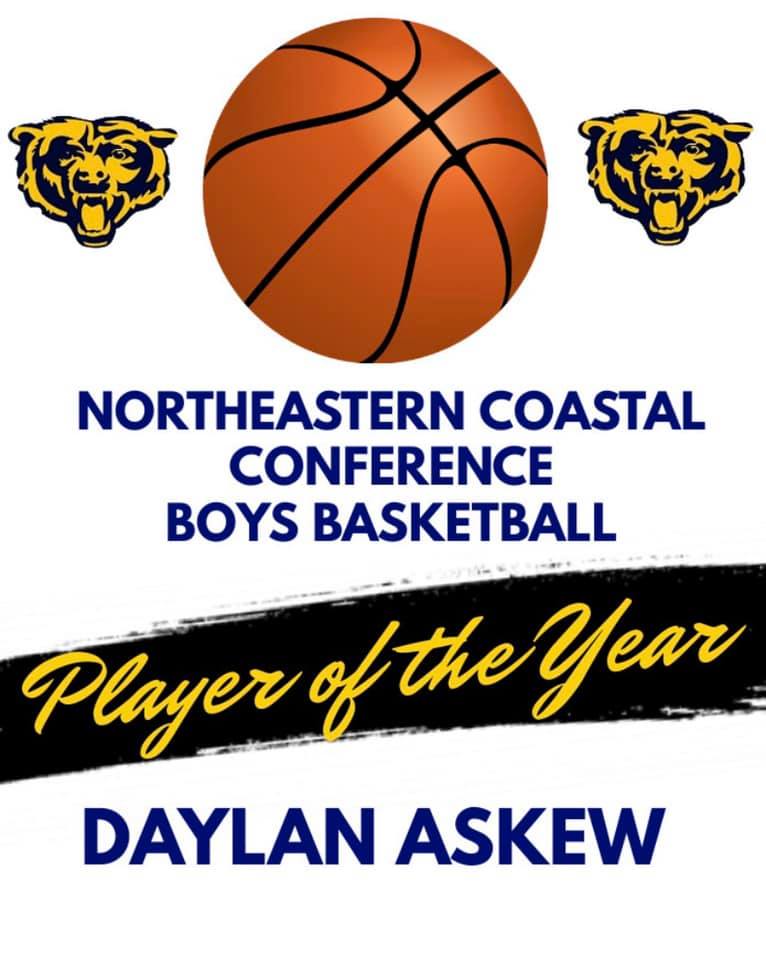 hch_school's tweet photo. Congratulations Daylan Askew! Northeastern Coastal Conference Boys Basketball Player of the Year! #ALLIN https://t.co/FfH9lweH7T