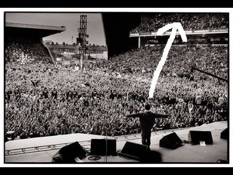 One of my all time favourite Oasis pictures by Jill Furmanovsky, taken 21 years ago today at Maine Road. I was here right at the back 22 years ago, it was my first ever stadium gig.  #MaineRoad25