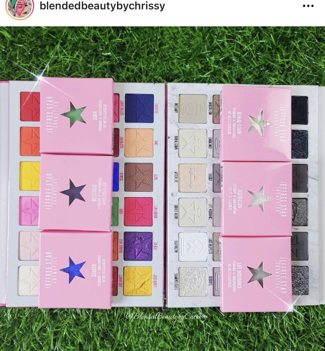 JeffreeStar's tweet photo. FINALLY... 🙏🏻 Jeffree Star Cosmetics SINGLE eyeshadows will be launching next week!!!! 💖 https://t.co/1rtga6oPtX