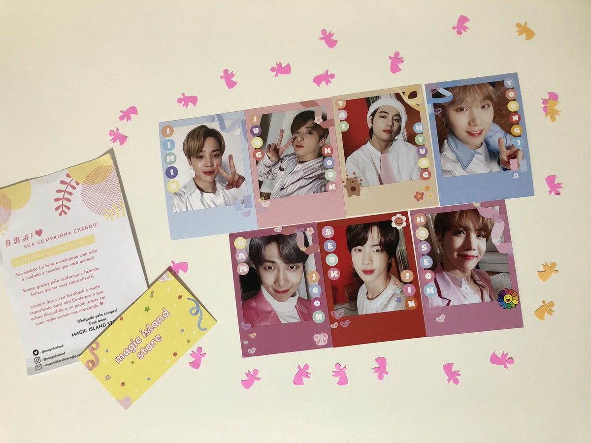 jkkgcff's tweet photo. tô vindo aqui fazer meu feedback pra minha lojinha fav do coração pq finalmente minhas polaroids chegaram uhulll!!! gente olha essas gracinhas, a @magickisland é perfeita e eu só quero mandar muitos beijos pra yuyu que foi uma graça comigo e tirou todas as minhas dúvidas.🥺💞💘 https://t.co/MHa2h7Yd0e