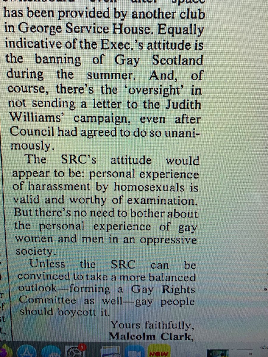 7./ Let's be charitable. I'd forgotten about my letter as a young activist so I assume John misremembered the facts too. Tho it is STRANGE to major on an issue you don't check. There IS also a weird consistency. Back then John felt a women's campaign had to include men. Now...