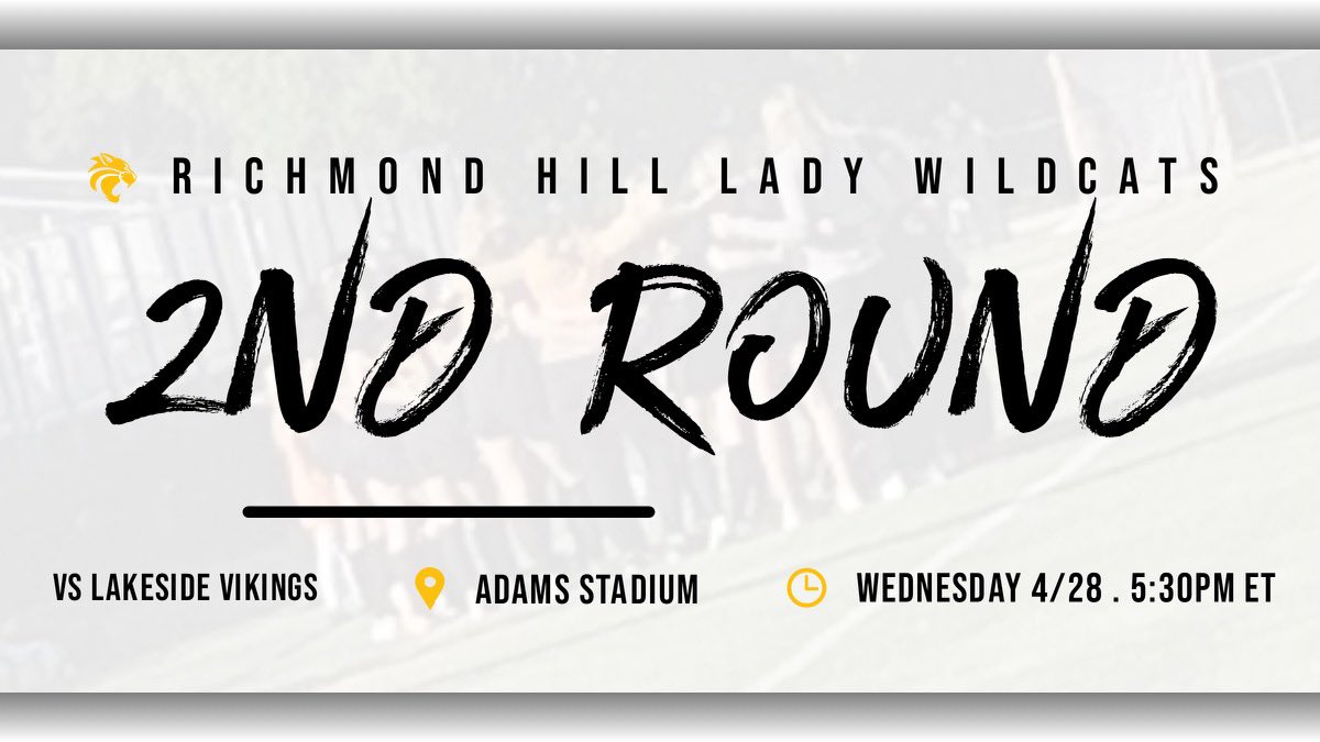 It’s time to #GETLOUD b/c Round ✌🏽here come the Lady ‘Cats  

Tune in to this link on 4/28 to watch: nfhsnetwork.com/associations/g… 

#HumpDayBestDay #TravelTime #PUMPITUP #RidinInStyle #WeAreRH #ProveIt #BTH #Prrr