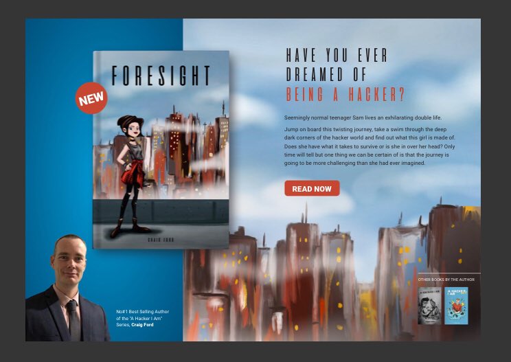 CraigFord_Cyber's tweet photo. Who saw my two page ad for my new book #foresight in the latest edition of the Women in Security magazine?  https://t.co/VzVRDY4f7t #source2create #ahackeriam https://t.co/dEUCzXoGUz