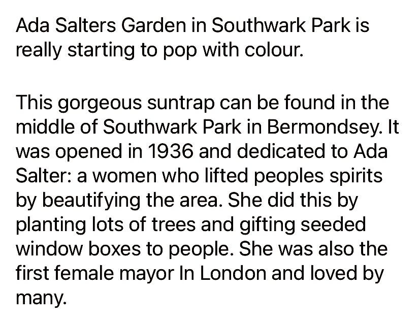 Hello #TulipSeason 🌷  #SouthwarkPark #AdaSalter @BermondseyGreen 🌷🌷