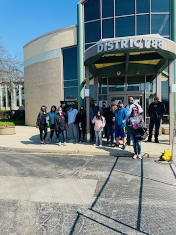 D88Transition's tweet photo. With Lake Park Transition group, on Friday, our students participated in activities to support Autism Awareness!!  We walked 1.7 miles - some had such a great time they walked back for a total of 3.4 miles!! https://t.co/9WD4EmrIpL