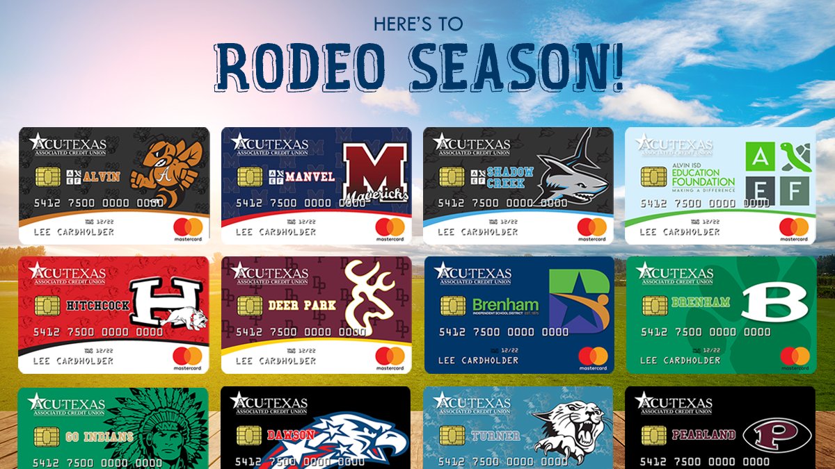 Here's to rodeo season! 🤠 This year, to help with the cancellation of so many events, we'll be matching second quarter donations accrued from our Mascot Debit Cards in support of the participating school's FFA program. Learn more at acutx.org/mascot.