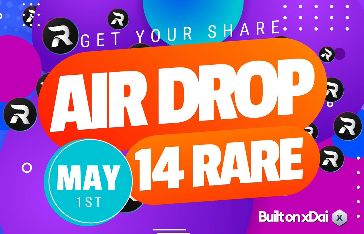 To celebrate our staking app coming out on May 3rd, We will be Airdropping 14 $RARE equally to anyone who makes one successful claim before May 1st through our rare.claims app! Plus, One Lucky user will win 1 whole coin for themselves! Here's what you need to do...