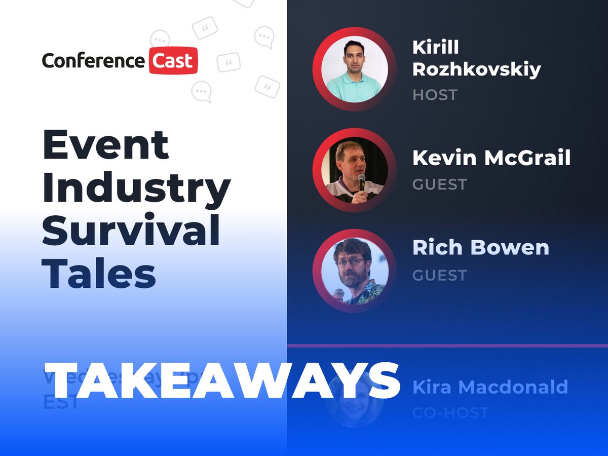Read on how to make online networking work, engage with the community and move beyond free cupcake in the key takeaways from our great conversation with the team of the Apache Software Foundation (ASF) events.
bit.ly/3tWikg6
#eventprofs