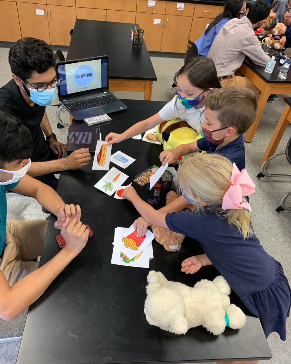 stratfordeagles's tweet photo. Students from the Mercer University School of Medicine put on a Teddy Bear Clinic for Stratford first graders today. Students rotated to different stations to learn about the human body and to play “doctor” to their stuffed animals. #stratfordscience #igniteyourspark https://t.co/LT7fg7kBAX