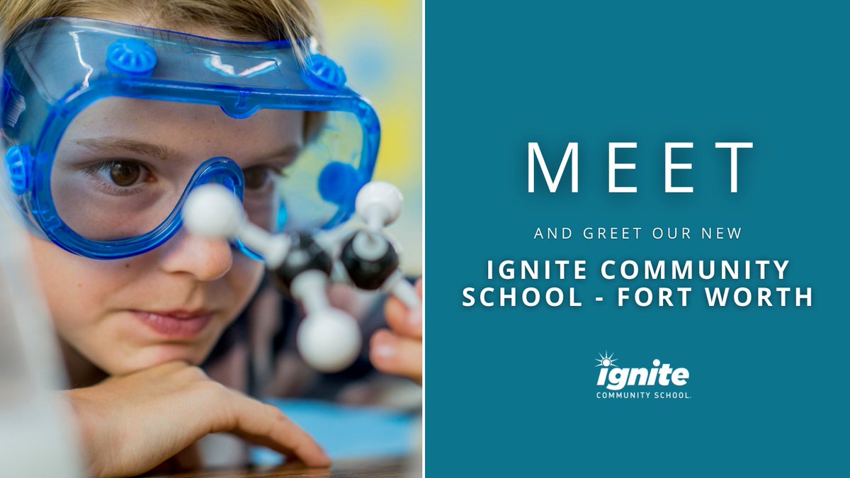 ResponsiveEd's tweet photo. 👋 Meet and Greet our new Ignite Community School - Fort Worth! Register for one of this week's meetings at https://t.co/dRuPGU1aq6. #ProvidingHope https://t.co/JdNEcV6t2h