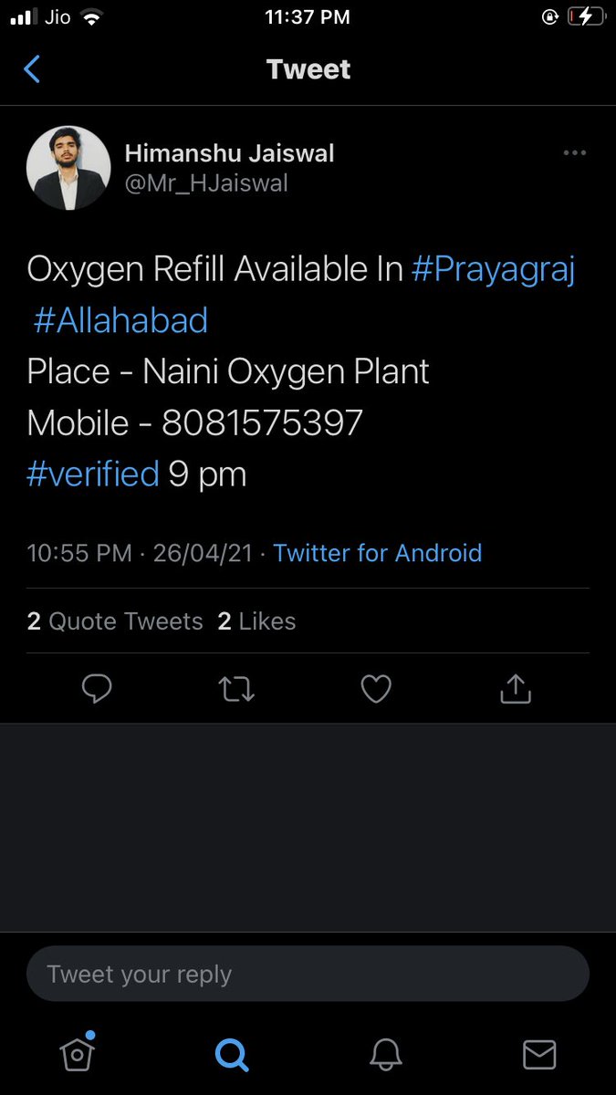 iamzrk786's tweet photo. @OxygenBoyOffic1 @RapArtistYouNM @Keshu__10 @up53_in #prayagraj contact them also SrN hospital for oxygen and beds https://t.co/3QOFAqbVSm