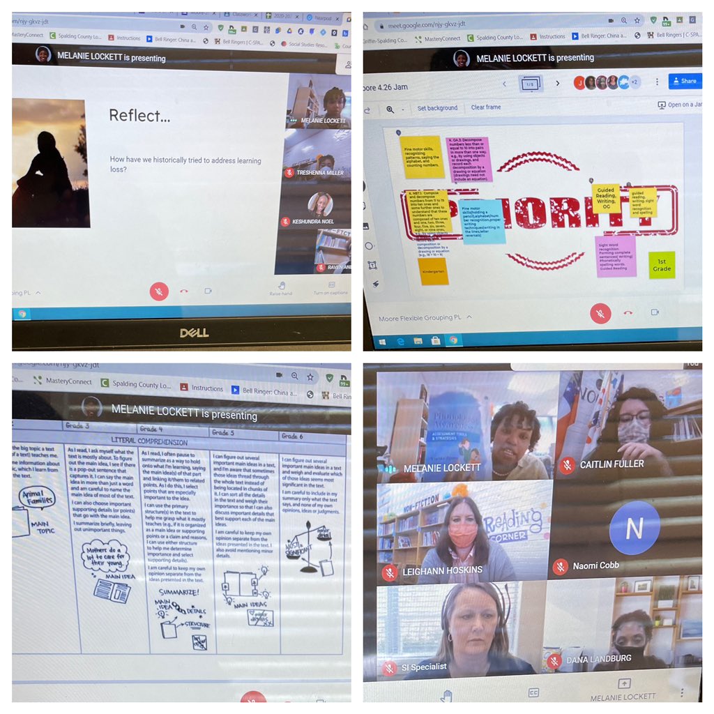 JarsheeJ's tweet image. Thank you @MsMLockett for sharing with K-5 teachers things that they should consider when focusing on priorities for the remainder of the year. Teachers also had an opportunity for focusing on priorities for the next school year! #learningprogression #flexiblegrouping