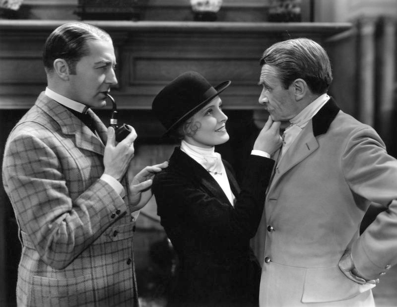 There's SHERLOCK HOLMES (1932), directed by one of  @dave_kehr's favorites, William K. Howard, the greatest innovative auteur you've never (or barely) heard of.