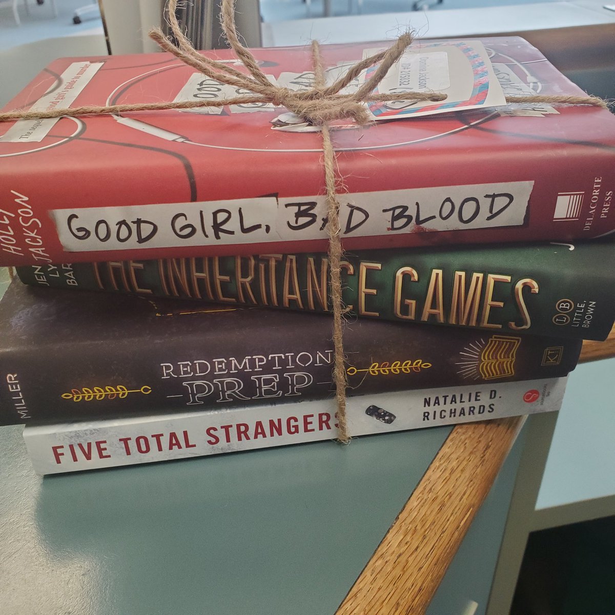Bernie28312553's tweet photo. The Book Bundles are here!!! If you ordered a book bundle contact the STEM media center.
@RichTownshipHS https://t.co/I0Zh3kKVDI