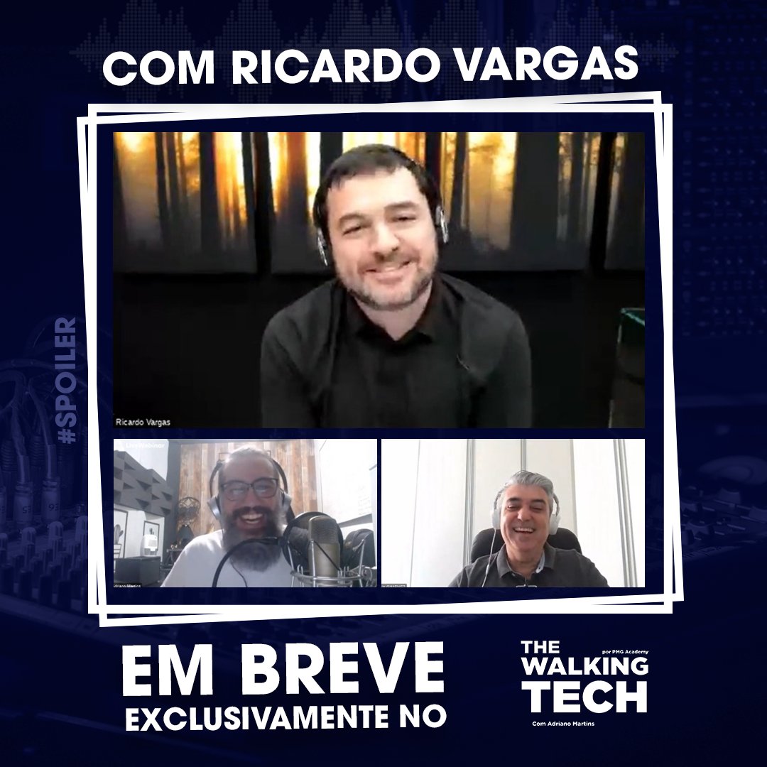 pmg_academy's tweet image. Aquele Spoiler do The Walking Tech...👀

Ricardo Vargas, especialista e referência em gerenciamento de projetos no mundo inteiro.

A partir de sexta dia 30/04, com exclusividade no Podcast do The Walking Tech 📌

- The Walking Tech: thewalkingtech.com

#thewalkingtech