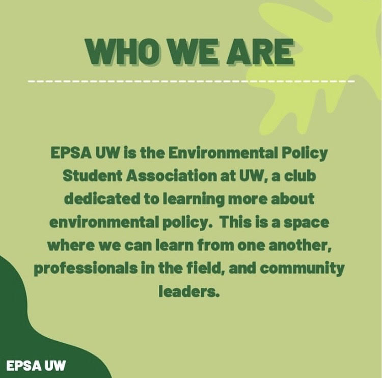 Environmental Policy Student Association at UW tweet media