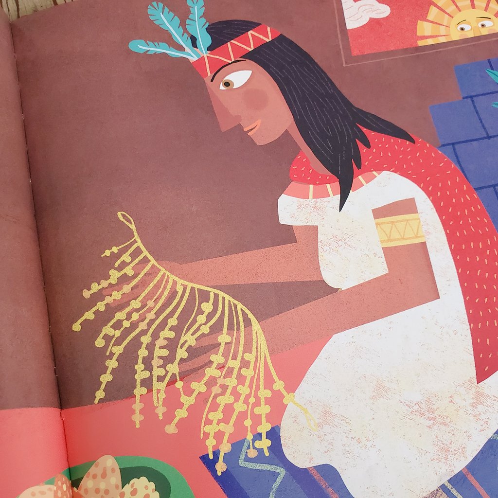 marianallanos's tweet photo. 10. In Run Little Chaski he has to deliver a khipu to the Inka. The Inkas used khipus to record messages, keep record and accounting.Khipus consist of several knotted cords of different colors.Sadly, we don't know the information contained in khipus because..1/
 #RunLittleChaski https://t.co/G4KVIG3E4B