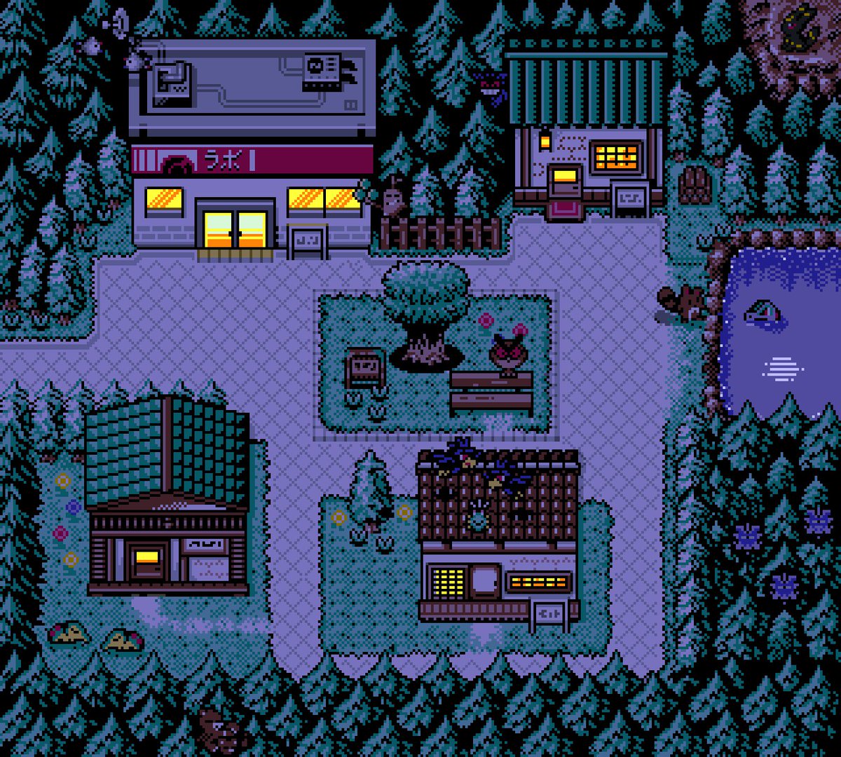 Joining the late night club
#pokemon #pixelart #johto