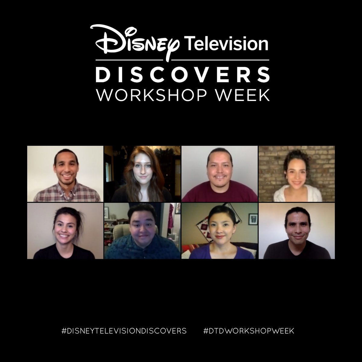 Our 2021 Disney Television Discovers: Workshop Week in Los Angeles continues with actors of Native Voices. Thanks for joining remotely! #DisneyTelevisionDiscovers #DTDWorkshopWeek