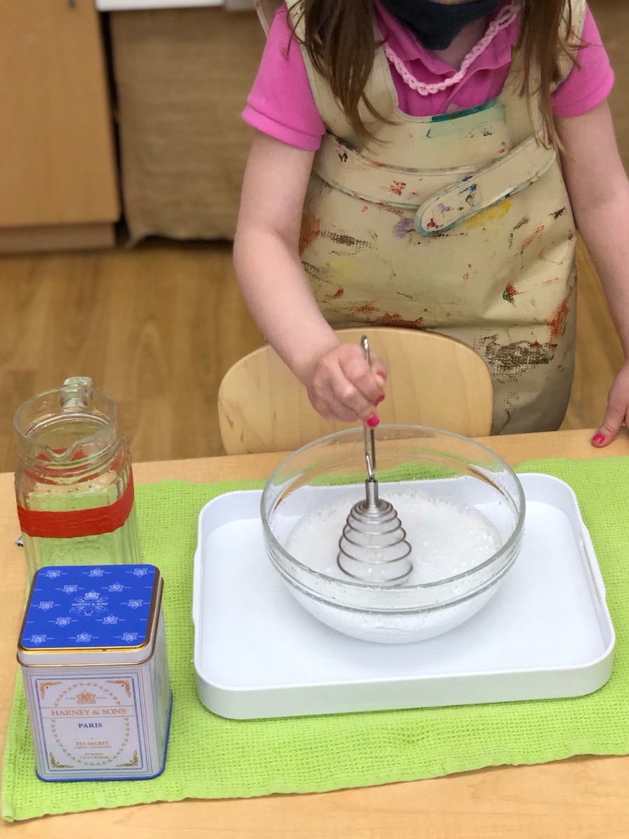CaedmonMont's tweet photo. #CaedmonEarlyProgram student having fun making bubbles in the Practical Life area
#CaedmonMontessori #TheCaedmonStory https://t.co/V2kjJvjQNp
