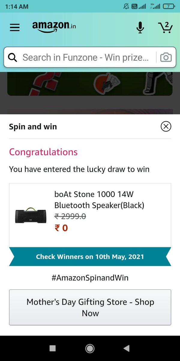 MadappaMs's tweet photo. #AmazonSpinandWin https://t.co/6ci5SPEDf5
