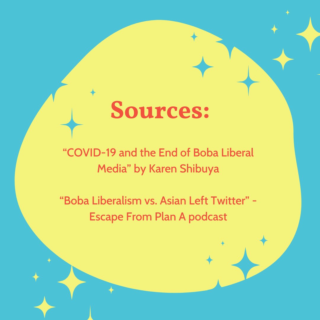 Like boba, it is harmless & easy to digest.   It's important to correctly identify & understand boba liberalism as popular political views in the Asian diaspora. We must challenge our peers to move past shallow politics that have not bettered the lives of the underprivileged.